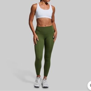 NWT Born Primitive Inspire Leggings Tactical Green Medium